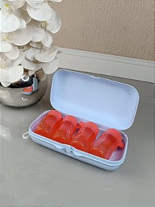 TUPPERWARE SNACK GRANDE + 4 MINI ECO TUPPER 90ML