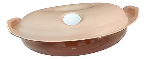 Tupperware Cristal Pop Oval Rosa Chá 1,1L