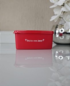 Tupperware Jeitosinho 400ml Feito com Amor