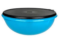Tupperware Saladeira 6,5 litros Azul e Preto