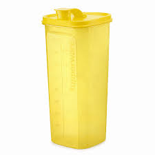 Tupperware Guarda Suco Tupper Slim 2 litros Amarelo Manteiga