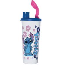 Tupperware Copo com Bico Stitch e Angel 470ml