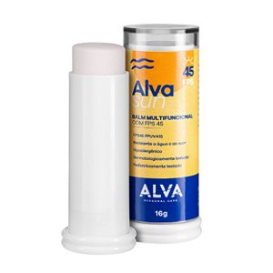 BALM VEGANO MULTIFUNCIONAL COM FPS45 ALVA SUN - 16G