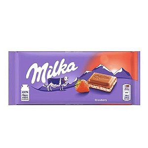 CHOCOLATE MILKA 100GR STRAWBERRY
