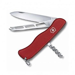 Canivete Victorinox para queijo vermelho