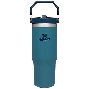 Tumbler term Stanley Flip Straw lagoon azul 887ml