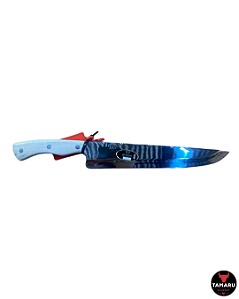 FACA INOX BLACKSMITH 3MM PONTA LARGA CABO DE OSSO 10POL SG 21210