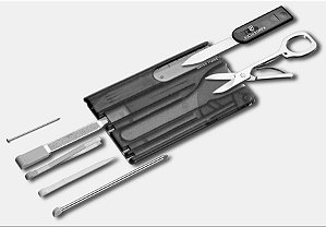 Canivete Victorinox Swisscard preto 0.7133.T3