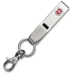 Chaveiro Victorinox Multiclip cromado c/ mosquetão 4.1858
