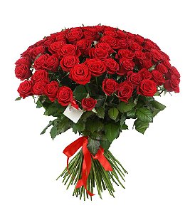 Buquê 100 Rosas Vermelhas