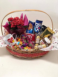 Cesta Chocolates G e Caneca