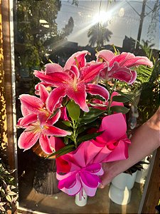 Lirio rosa