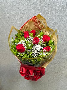 buque de rosas classico