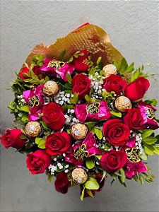 Buque 12 rosas sonho