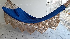 Rede de Dormir Casal Ostra Azul Caramelo