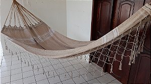 Rede de Dormir Casal Pernambucana Bege