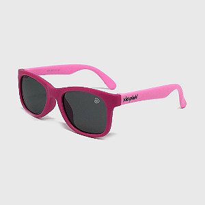 Óculos de Sol Infantil Flexível com Lente Polarizada e Proteção UV400 Pink e Rosa