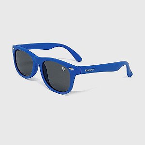 Óculos de Sol Infantil Flexível com Lente Polarizada e Proteção UV400 Azul Claro
