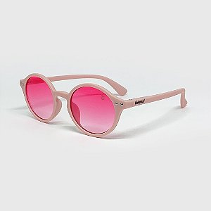 Óculos de Sol Infantil Eco Light com Proteção UV400 Rosa Nude Lente Pink