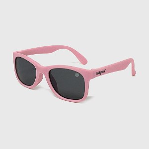 Óculos de Sol Infantil Flexível com Lente Polarizada e Proteção UV400 Rosa Nude