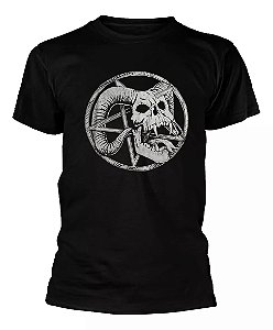 Pentagrama Ocultismo - Horned Skull