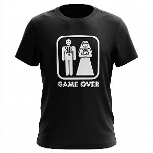 Camiseta Sátiras Game Over - Casamento