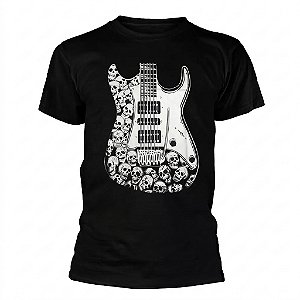 Camiseta Instrumentos - Guitarra & Skulls