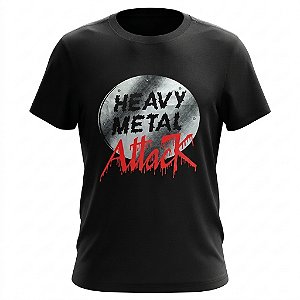 Camiseta Heavy Metal Attack - Logo