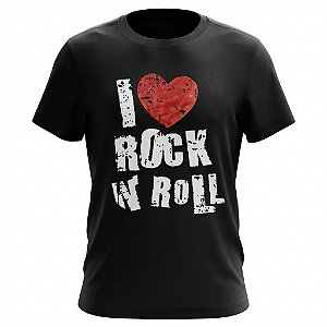 Camiseta I Love Rock 'n' Roll
