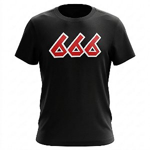 Camiseta Ocultismo - 666 The Number Of The Beast