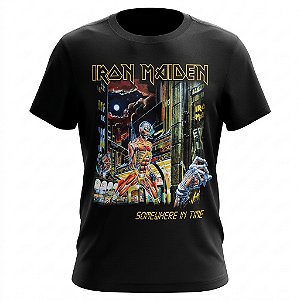 Camiseta Iron Maiden - Somewhere In Time - Consulado do Rock