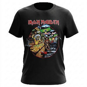 Camiseta Iron Maiden - Brasil