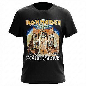 Camiseta Iron Maiden - Powerslave Album Cover