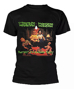 Camiseta Marilyn Manson - Portrait Of An American Family