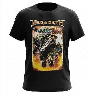 Camiseta Megadeth - Camo Man
