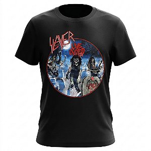 Camiseta Slayer - Live Undead