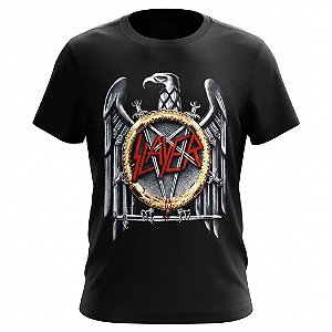 Camiseta Slayer - Silver Eagle Shield