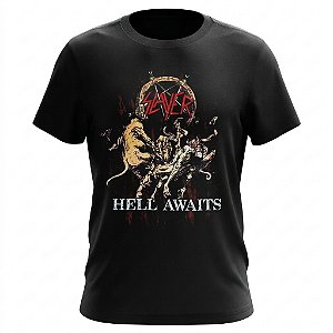 Camiseta Slayer - Hell Awaits