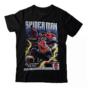 Camiseta Homem Aranha 3 Multiverso