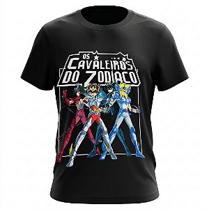 Camiseta Cavaleiros Do Zodíaco - Cavaleiros De Bronze