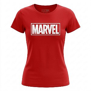 Camiseta Marvel - Logo - Baby Look