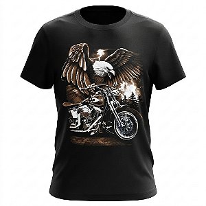 Camiseta Motocicleta - Águia