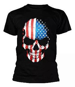 Skull - Bandeira Americana