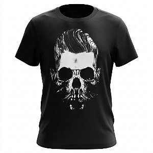 Camiseta Skull - Barba e Topete