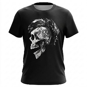 Camiseta Skull - Punk's Not Dead