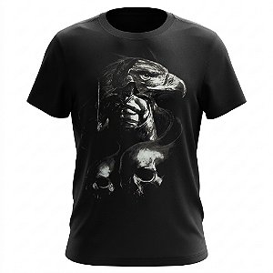 Camiseta Skull - Guerreiro & Aguia