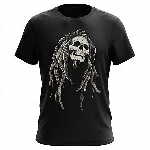 Camiseta Skull - Bob Dreads