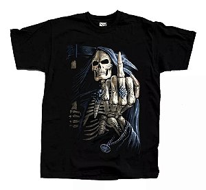 Camiseta Skull - Death Fuck Off