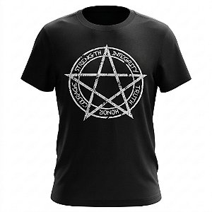 Camiseta Ocultismo Pentagrama - Wicca Pentáculo