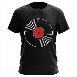Camiseta Música - Disco Vinil